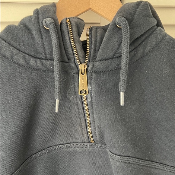 Carhartt Men's Navy Zip-Up Sweater Sz M - Picture 3 of 5